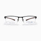 Azov 2.5 NVG Rectangular Eyeglasses – Dark Metal & Brown