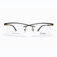 Cartier 62251 Rimless Eyeglasses – Black & Gold Elegance