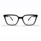 Black and Gold Full Rim Square Eyeglasses - Porsche Design