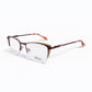 Metallic Red & Tortoiseshell Half Rim Eyeglasses - Dior 9141