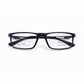 Jaguar TR 90 Rectangle Eyeglasses – Matte Black