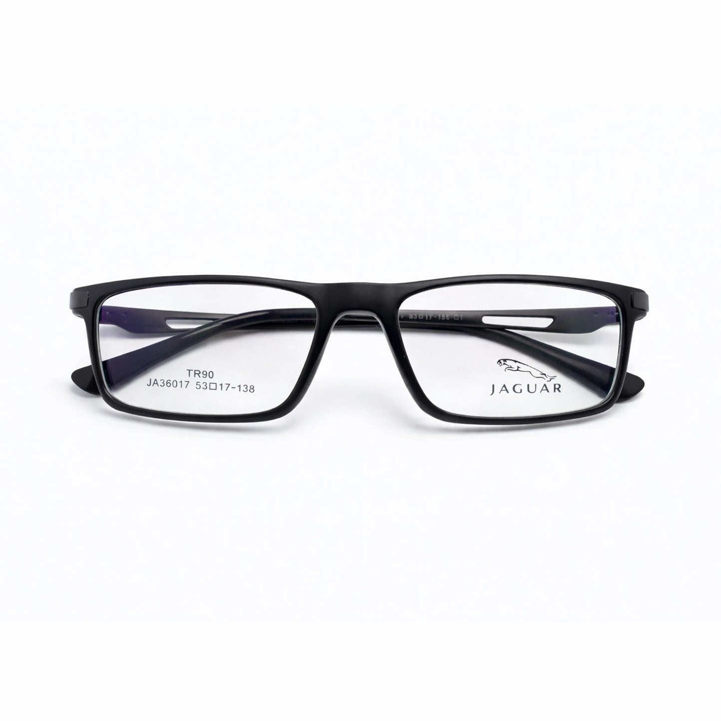 Jaguar TR 90 Rectangle Eyeglasses – Matte Black