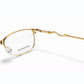 Gold Full Rim Cat Eye Eyeglasses - Stepper Eyewear