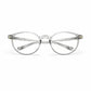 Crystal Clear Oval Eyeglasses