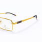 Gold Full Rim Rectangular Eyeglasses - SIDU POLO