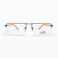 Oakley QS017 Rectangular Eyeglasses – Black & Orange Fusion