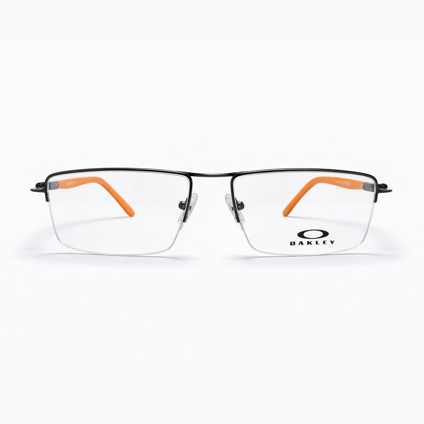 Oakley QS017 Rectangular Eyeglasses – Black & Orange Fusion