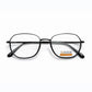 Black Full Rim Round Eyeglasses - KIA Eyewear
