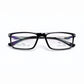 Jaguar TR 90 Rectangle Eyeglasses – Glossy Black