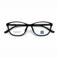 Black Full Rim Round Eyeglasses - Zeiss