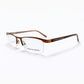 Porsche Design 0421 Rectangular Eyeglasses – Metallic Brown