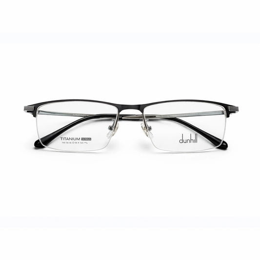 Black Half Rim Rectangular Eyeglasses - Dunhill