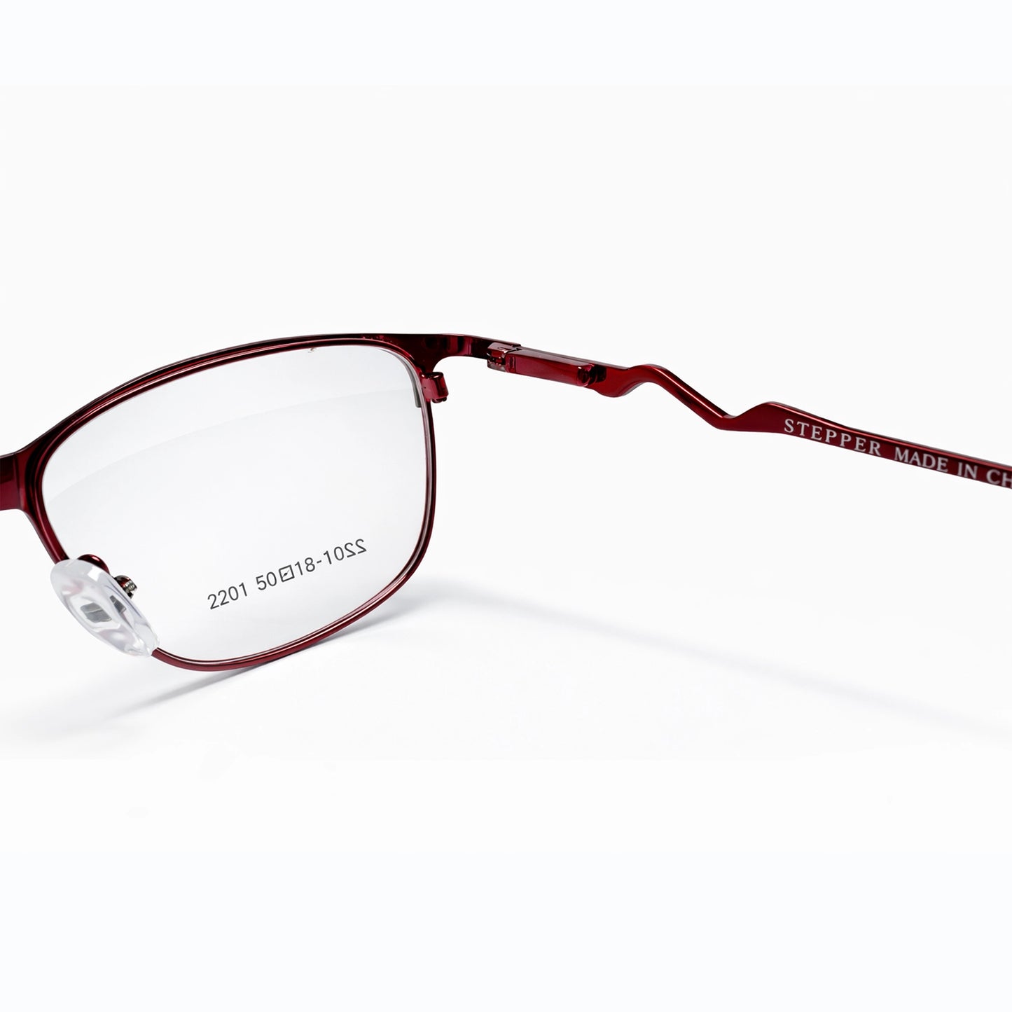 Maroon Full Rim Rectangular Eyeglasses - Stepper