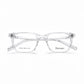 Denson TR1025 Square Eyeglasses – Transparent Crystal White