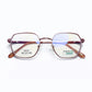 Rose Gold Full Rim Geometric Eyeglasses - Calebb