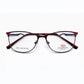 Maroon Full Rim Rectangular Eyeglasses - Stepper