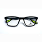 Black Full Rim Square Eyeglasses - Lacoste