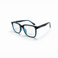 Black and Blue Full Rim Square Eyeglasses - Tom Ford