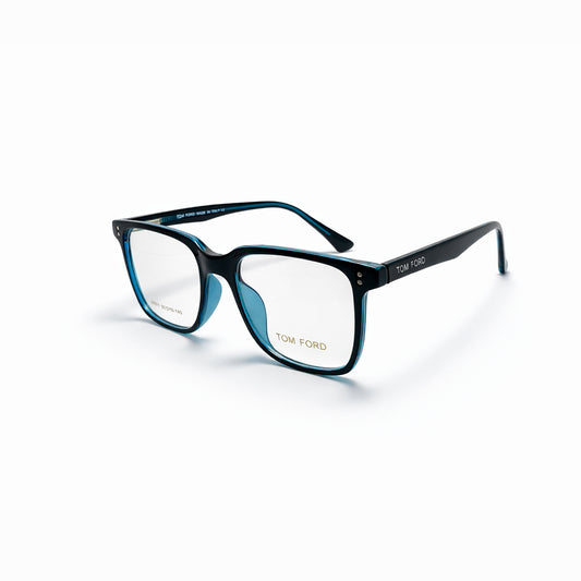 Black and Blue Full Rim Square Eyeglasses - Tom Ford