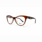 Brown Full Rim Cat Eye Eyeglasses - Dior