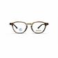 Grey Transparent Full Rim Round Eyeglasses - Moscot