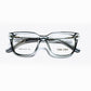 Grey Transparent Full Rim Square Eyeglasses - Tom Ford