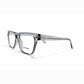 Grey Transparent Full Rim Square Eyeglasses - Tom Ford