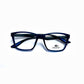 Matte Blue Full Rim Rectangular Eyeglasses - Lacoste