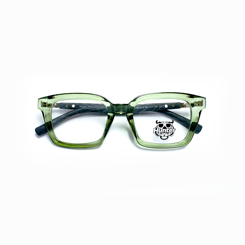 Mint Green Full Rim Square Eyeglasses - Hunter