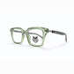 Mint Green Full Rim Square Eyeglasses - Hunter