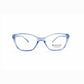 Sky Blue Transparent Full Rim Cat Eye Eyeglasses - Titan