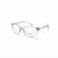 Sky Blue Transparent Full Rim Cat Eye Eyeglasses - Titan